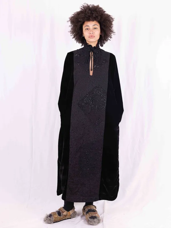 19th Century Beading & Velvet Raquel Dress sold by By Walid