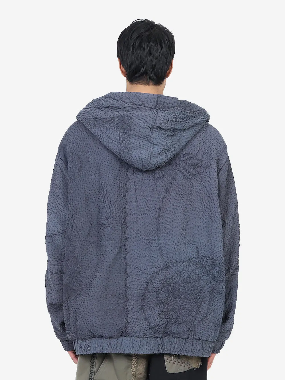 Wadded Venetian Backed Lace Zip Hoodie sold by By Walid product image thumbnail 5