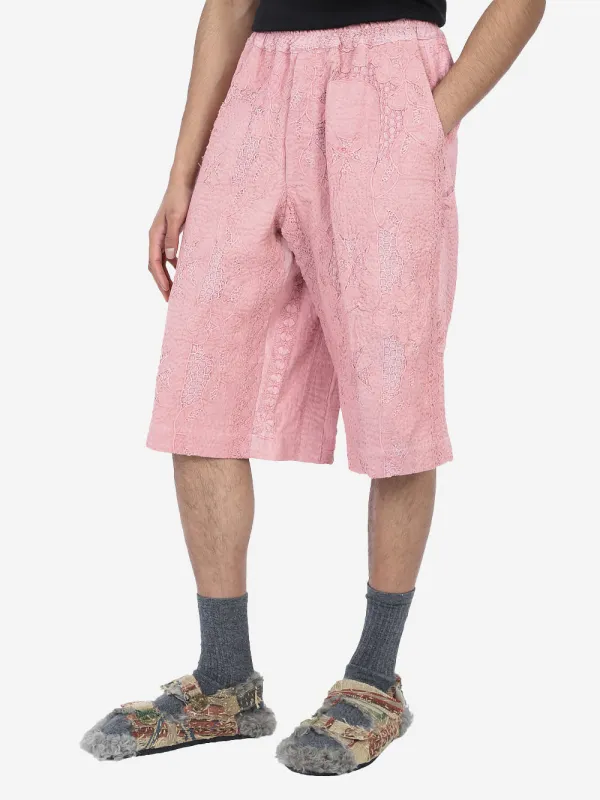 Venetian Backed Lace Bermudas sold by By Walid