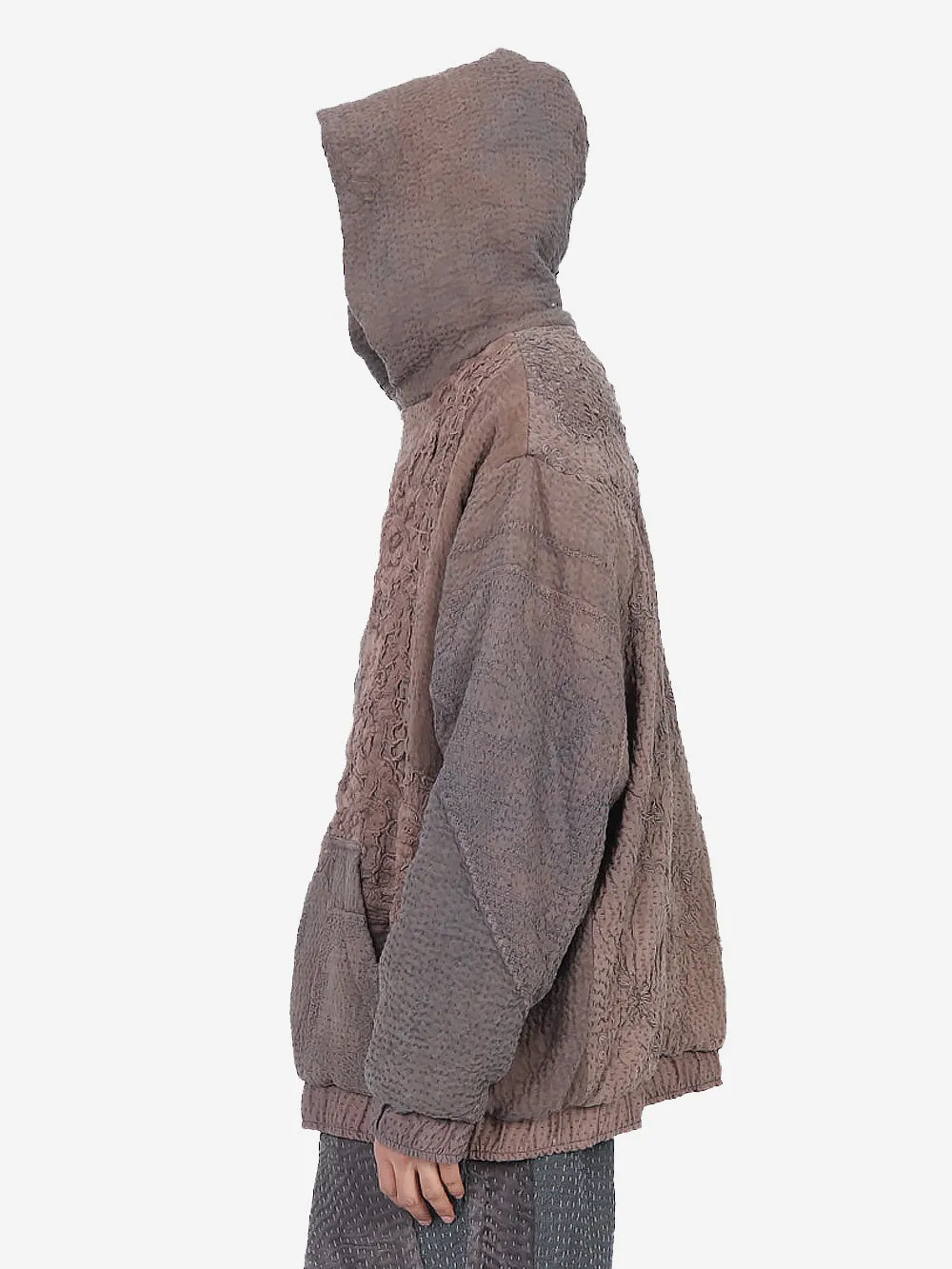 Wadded Venetian Backed Lace Zip Hoodie sold by By Walid product image thumbnail 5