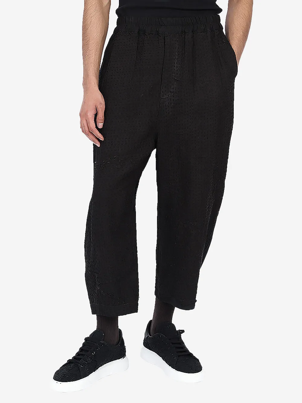 Venetian Backed Lace Joel Trouser sold by By Walid