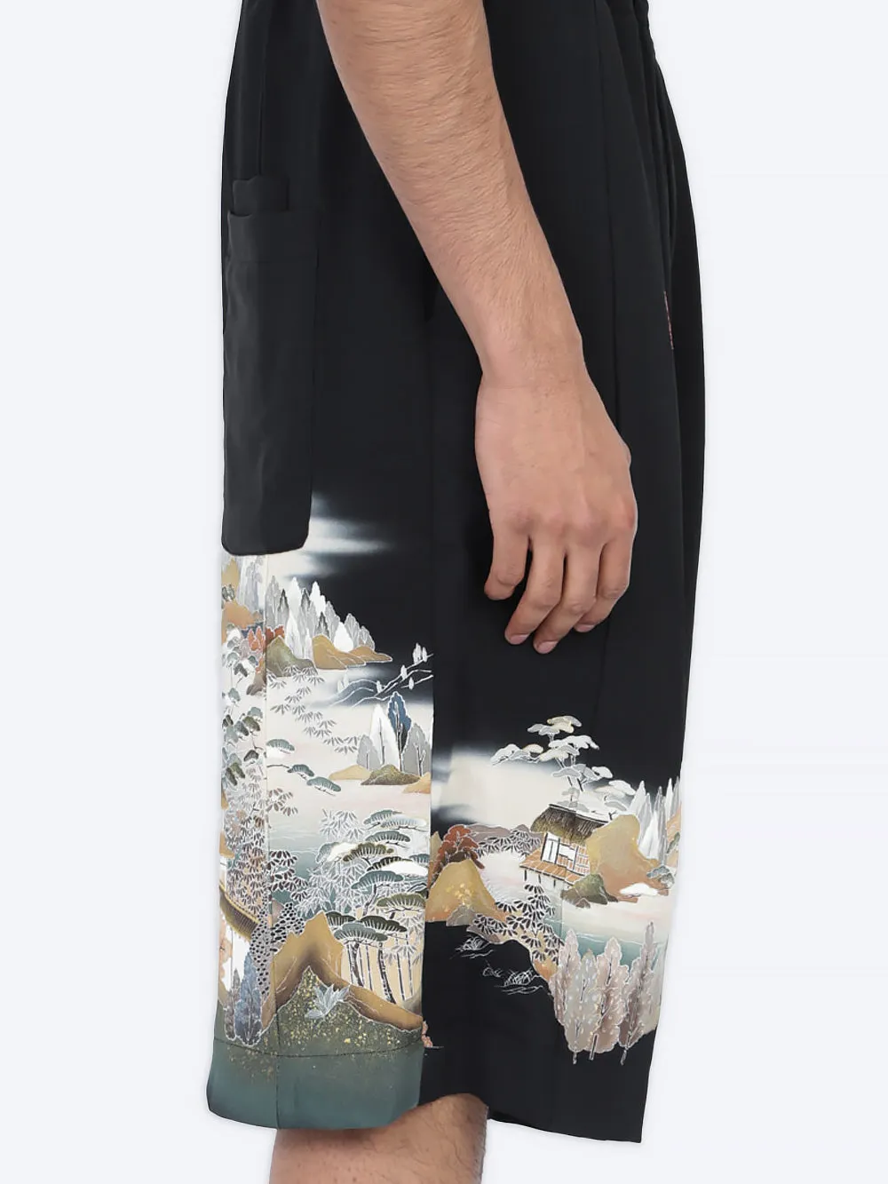Tomesode Silk Kimono Bermudas sold by By Walid product image thumbnail 3
