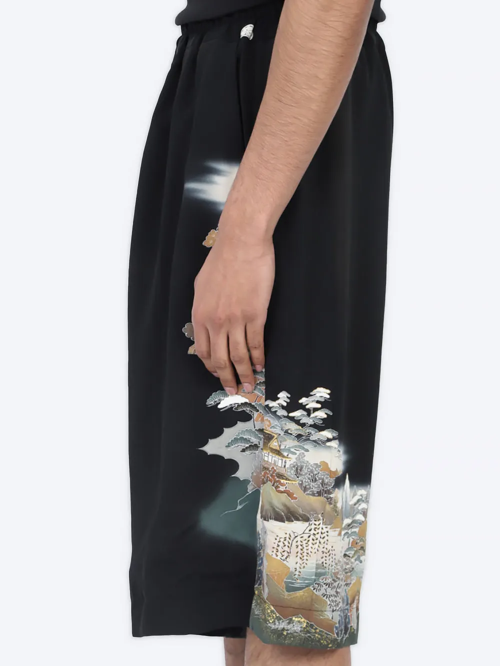Tomesode Silk Kimono Bermudas sold by By Walid product image thumbnail 5