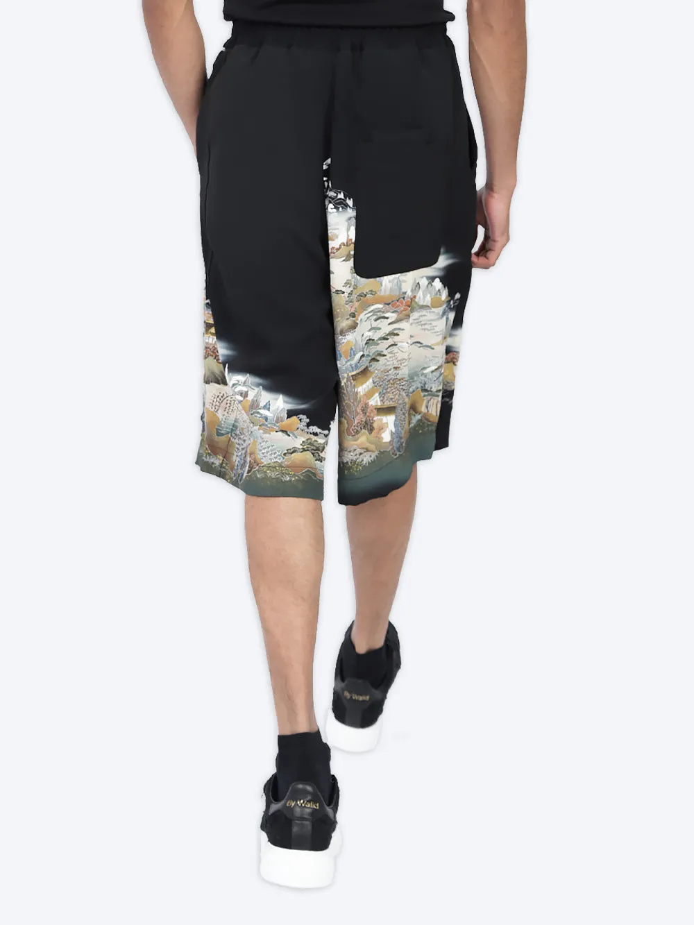 Tomesode Silk Kimono Bermudas sold by By Walid product image thumbnail 2