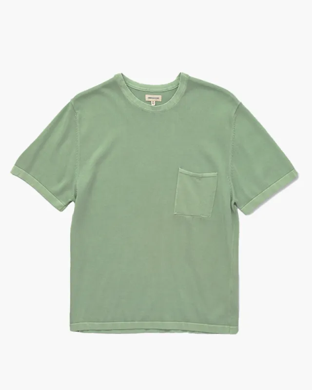 Yogi S/S Pocket Knit Tee - MINT made by Umber & Ochre