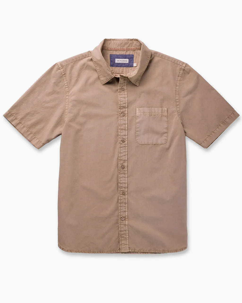 S/S Tailored Shirt Compact Poplin - Taupe Vintage sold by Ace Rivington product image thumbnail 4