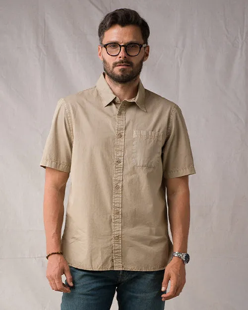 S/S Tailored Shirt Compact Poplin - Taupe Vintage sold by Ace Rivington product image thumbnail 2