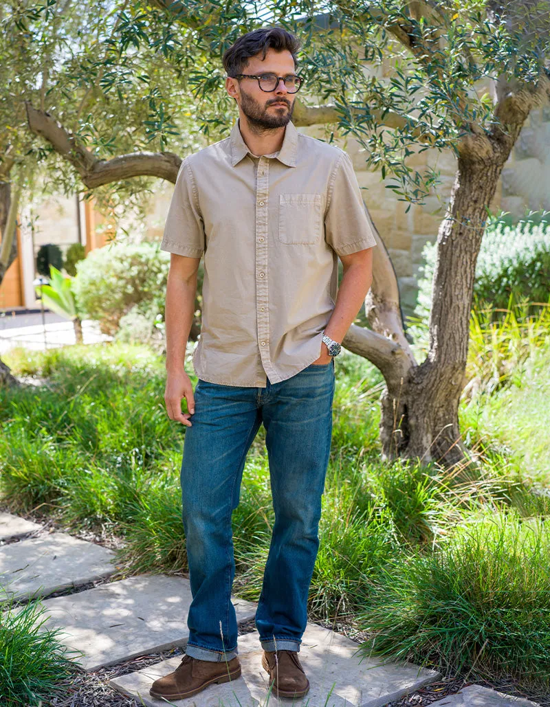 S/S Tailored Shirt Compact Poplin - Taupe Vintage sold by Ace Rivington product image thumbnail 3
