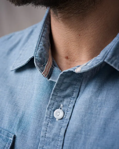 Weekend Shirt Surplus Chambray 6oz - Medium Indigo sold by Ace Rivington product image thumbnail 2