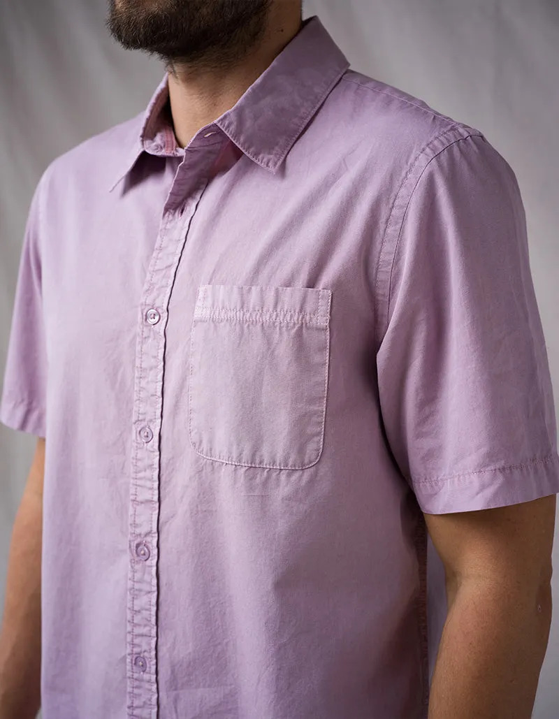 S/S Tailored Shirt Compact Poplin - Lavendar Vintage sold by Ace Rivington product image thumbnail 4