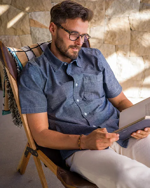 S/S Tailored Shirt Surplus Chambray 6oz - Indigo Rinse sold by Ace Rivington product image thumbnail 2