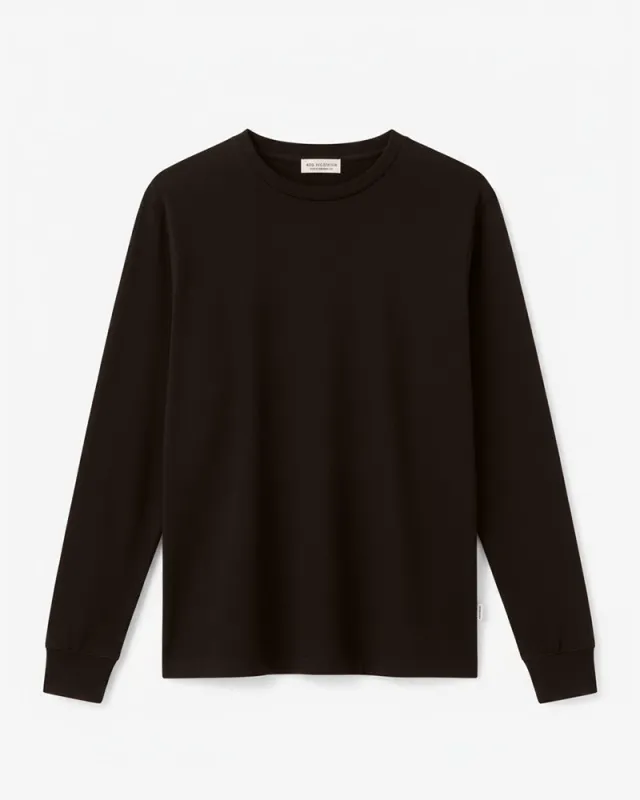Super Soft "Supima" Cotton Long Sleeve Tee - Black made by Ace Rivington