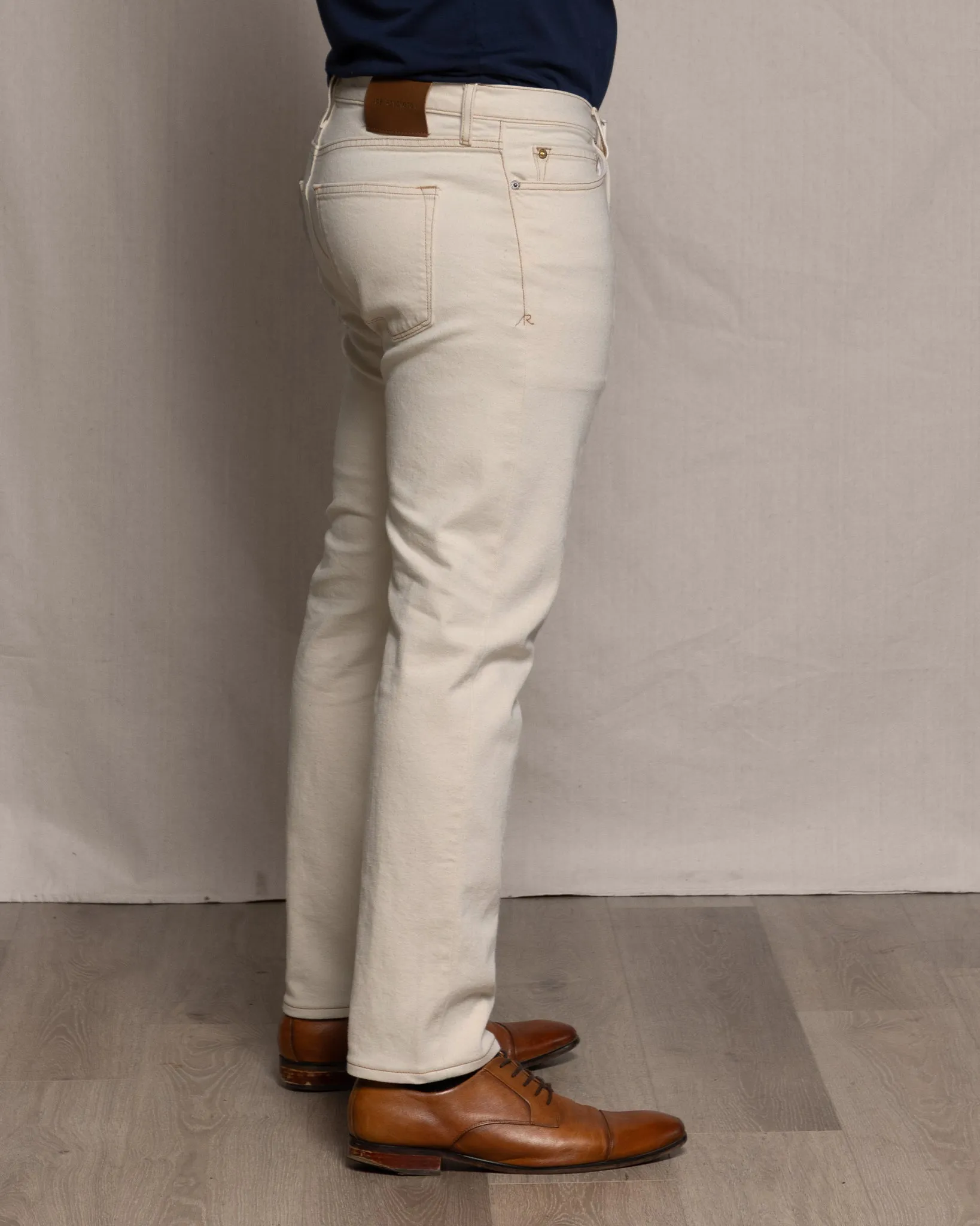 Brodie Taper - Comfort 12oz - Ecru Rinse sold by Ace Rivington product image thumbnail 5