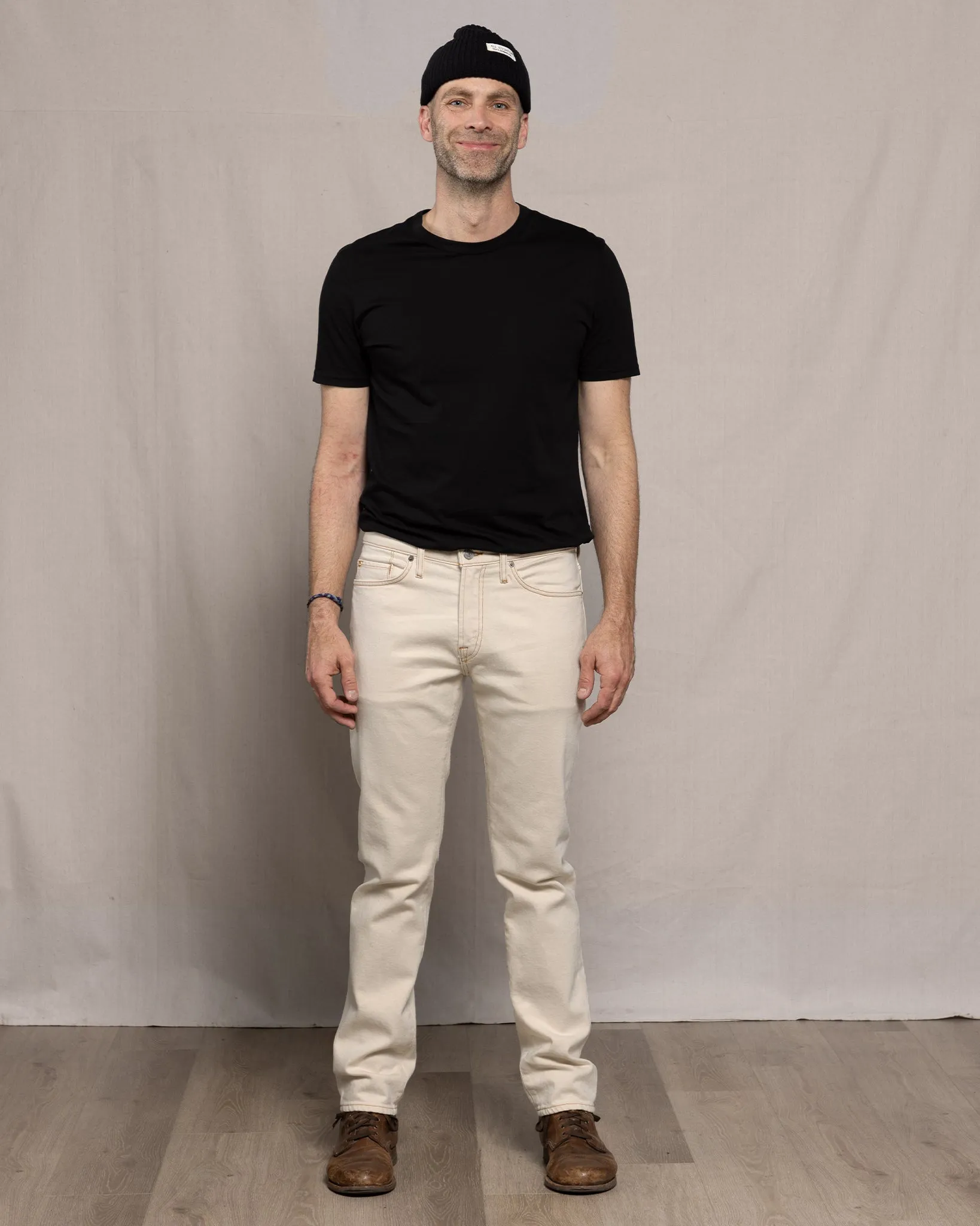 Brodie Taper - Comfort 12oz - Ecru Rinse sold by Ace Rivington product image thumbnail 2