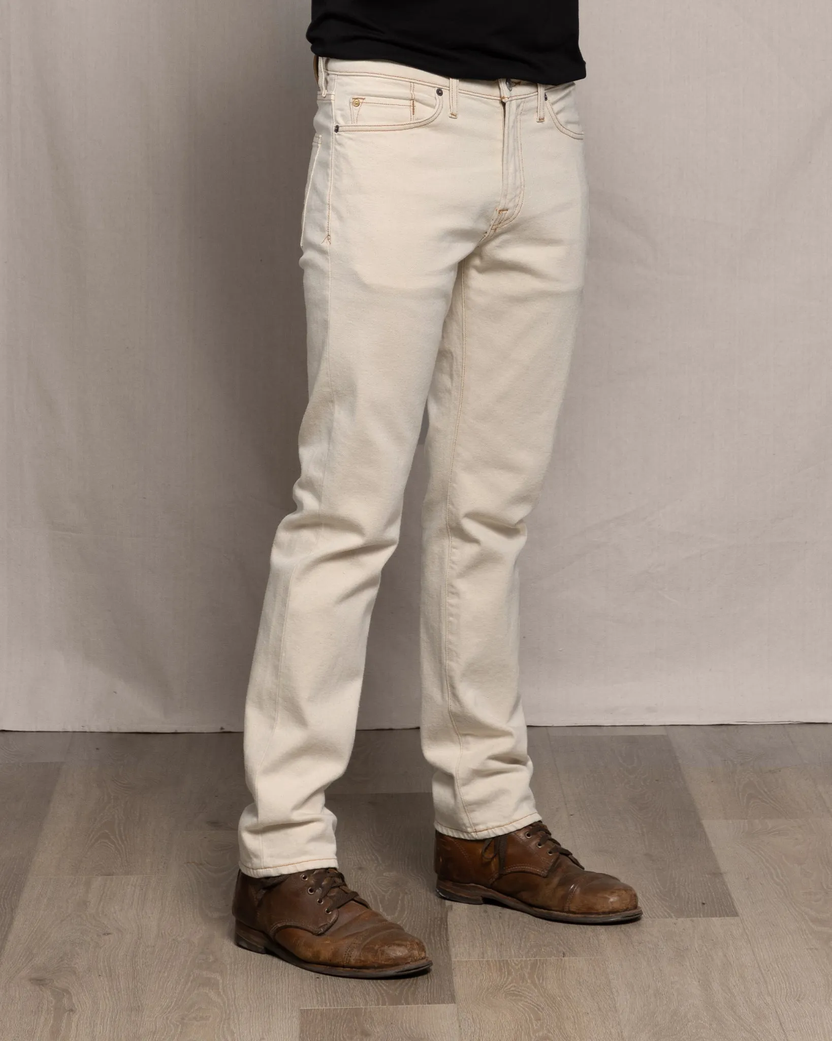 Brodie Taper - Comfort 12oz - Ecru Rinse sold by Ace Rivington product image thumbnail 4