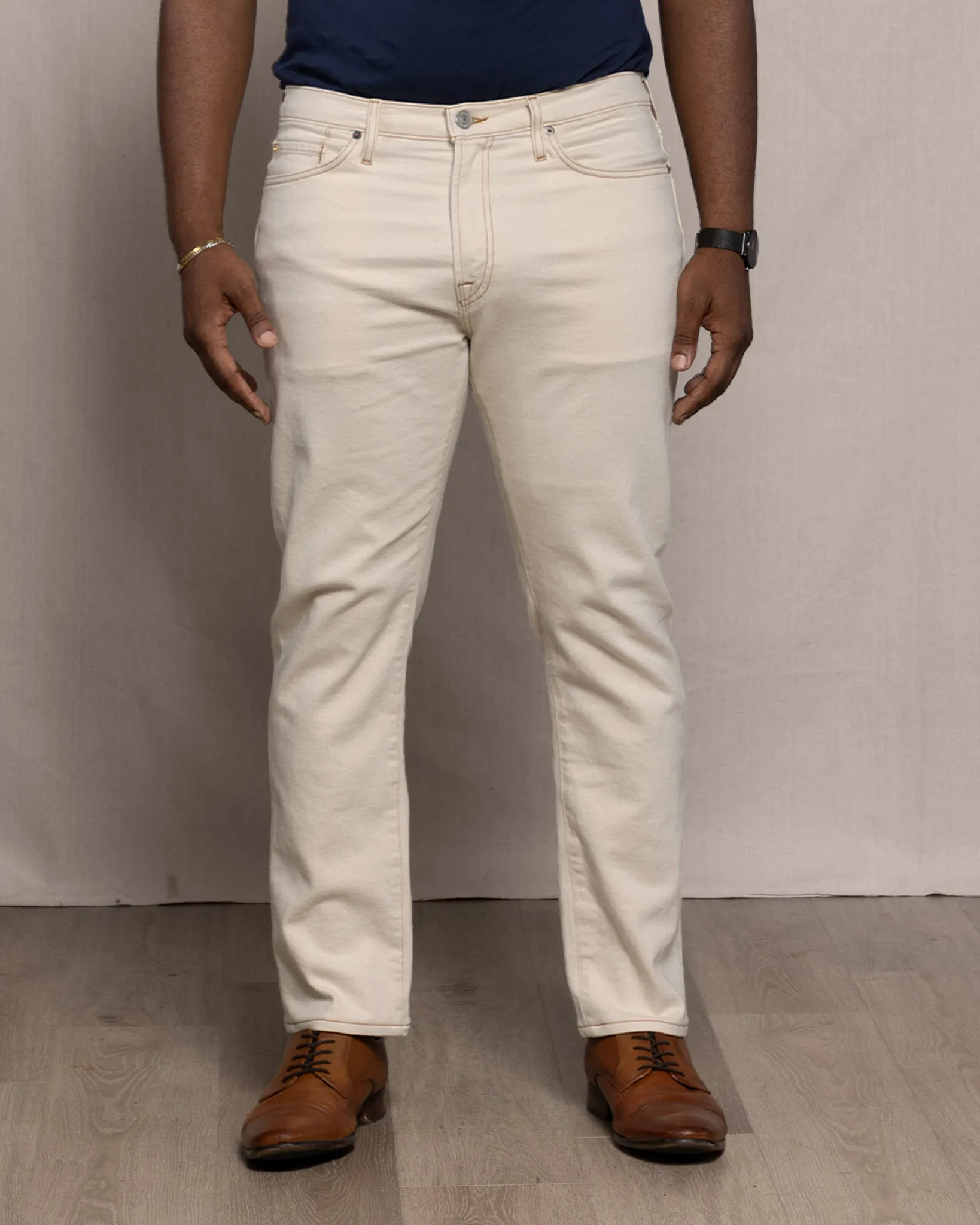 Brodie Taper - Comfort 12oz - Ecru Rinse sold by Ace Rivington product image thumbnail 3