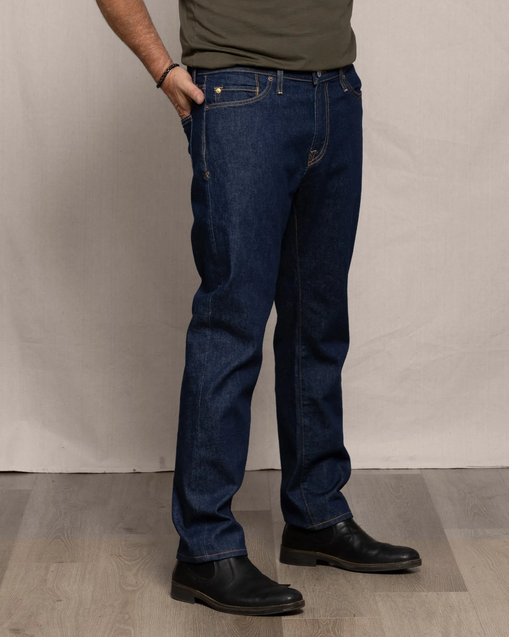 Brodie Taper - Comfort 12oz - Dark Rinse sold by Ace Rivington product image thumbnail 4