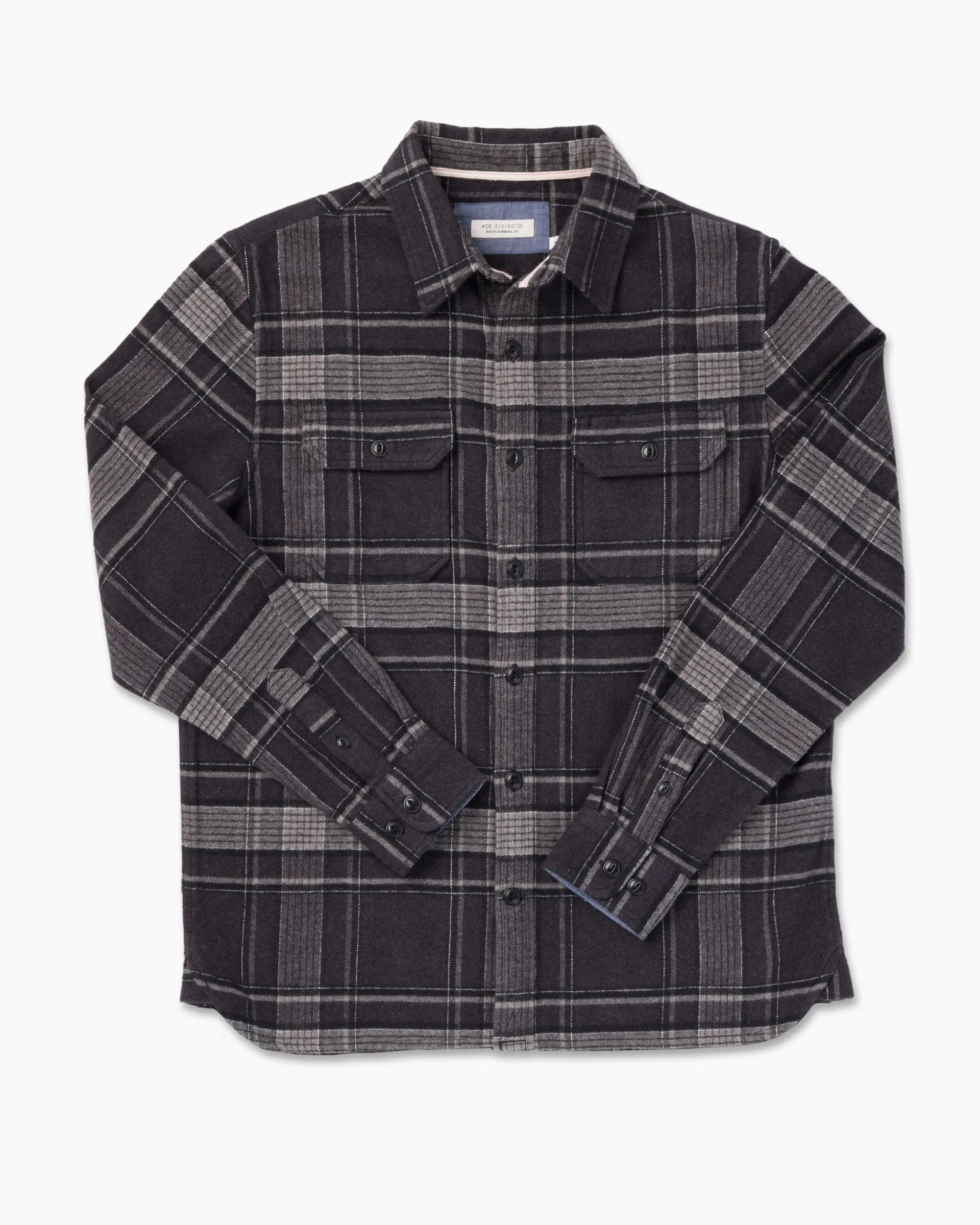 Winter Flannel - Utility Shirt - Stone Window sold by Ace Rivington product image thumbnail 5