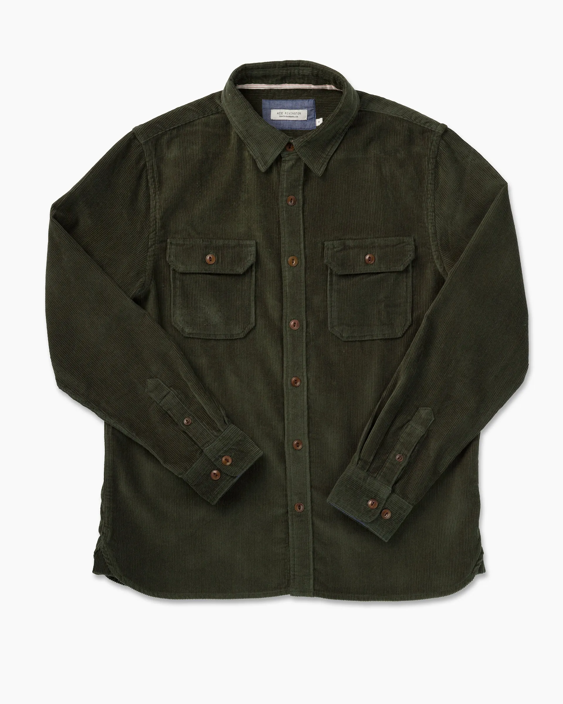 Corduroy - Utility Shirt - Hunter Green sold by Ace Rivington product image thumbnail 5
