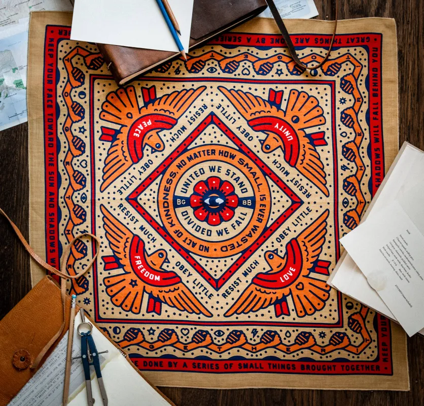 "Together" made by Bandits Bandanas