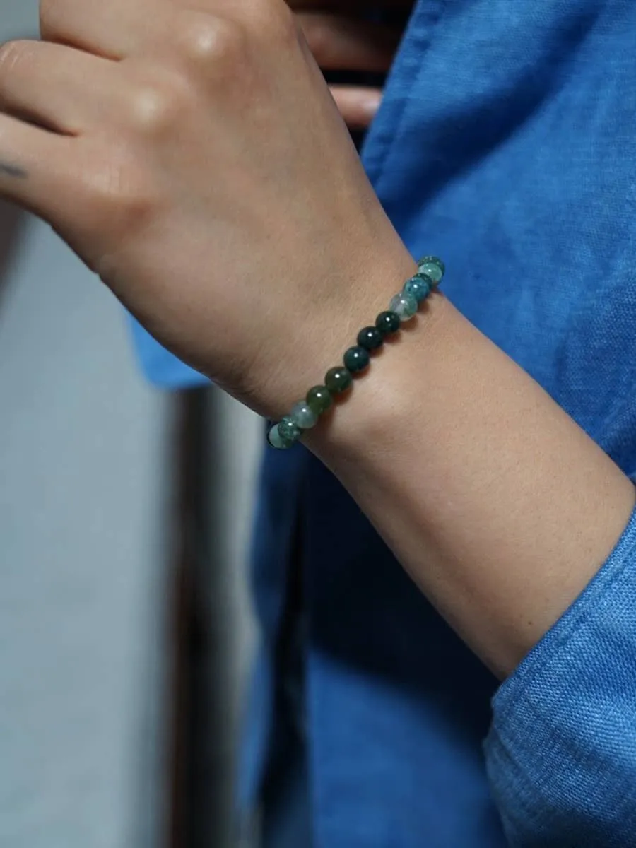 Earth Bracelet - Green Agate sold by Ace Rivington product image thumbnail 3