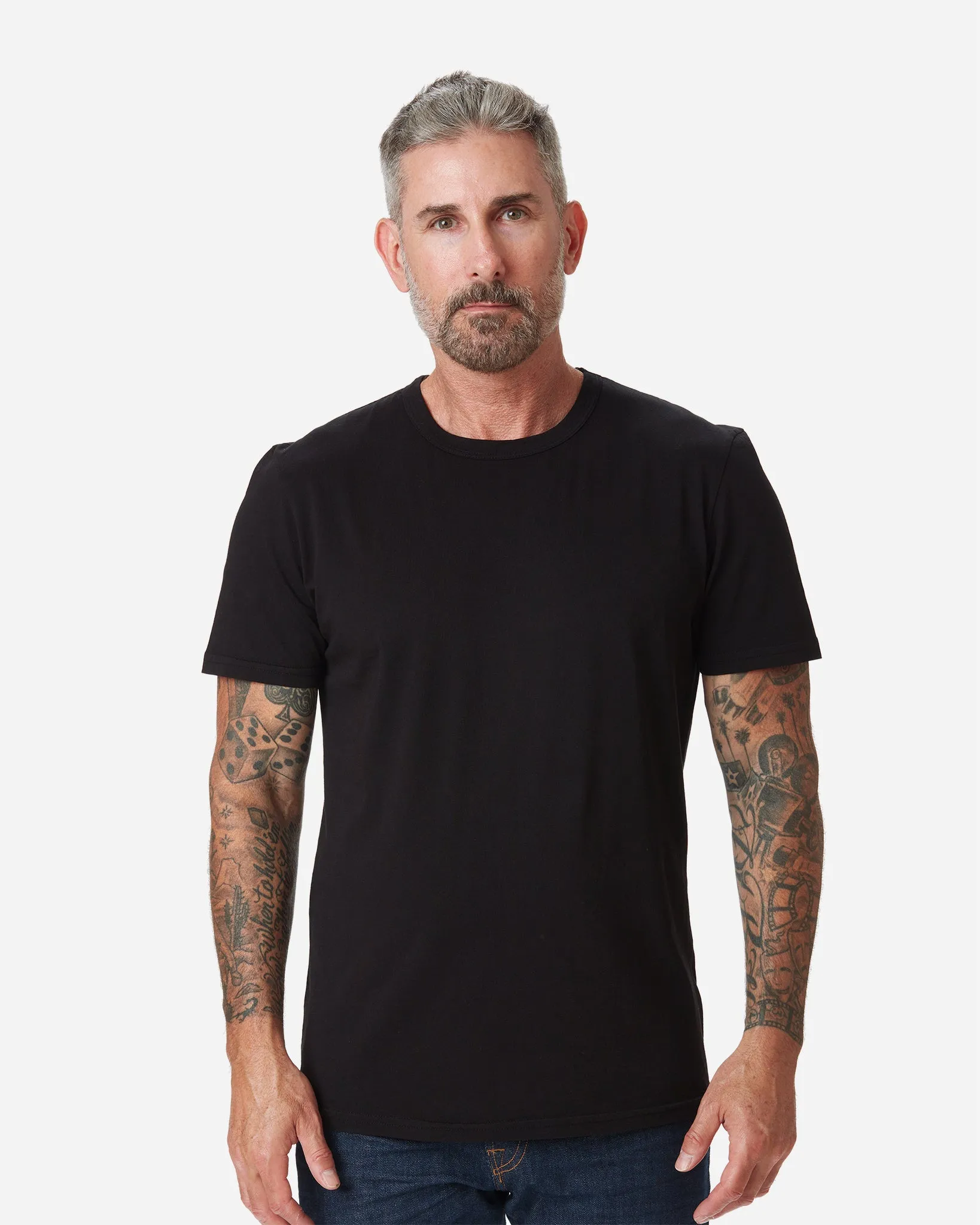 Super Soft "Supima" Cotton Tee - Black sold by Ace Rivington product image thumbnail 2