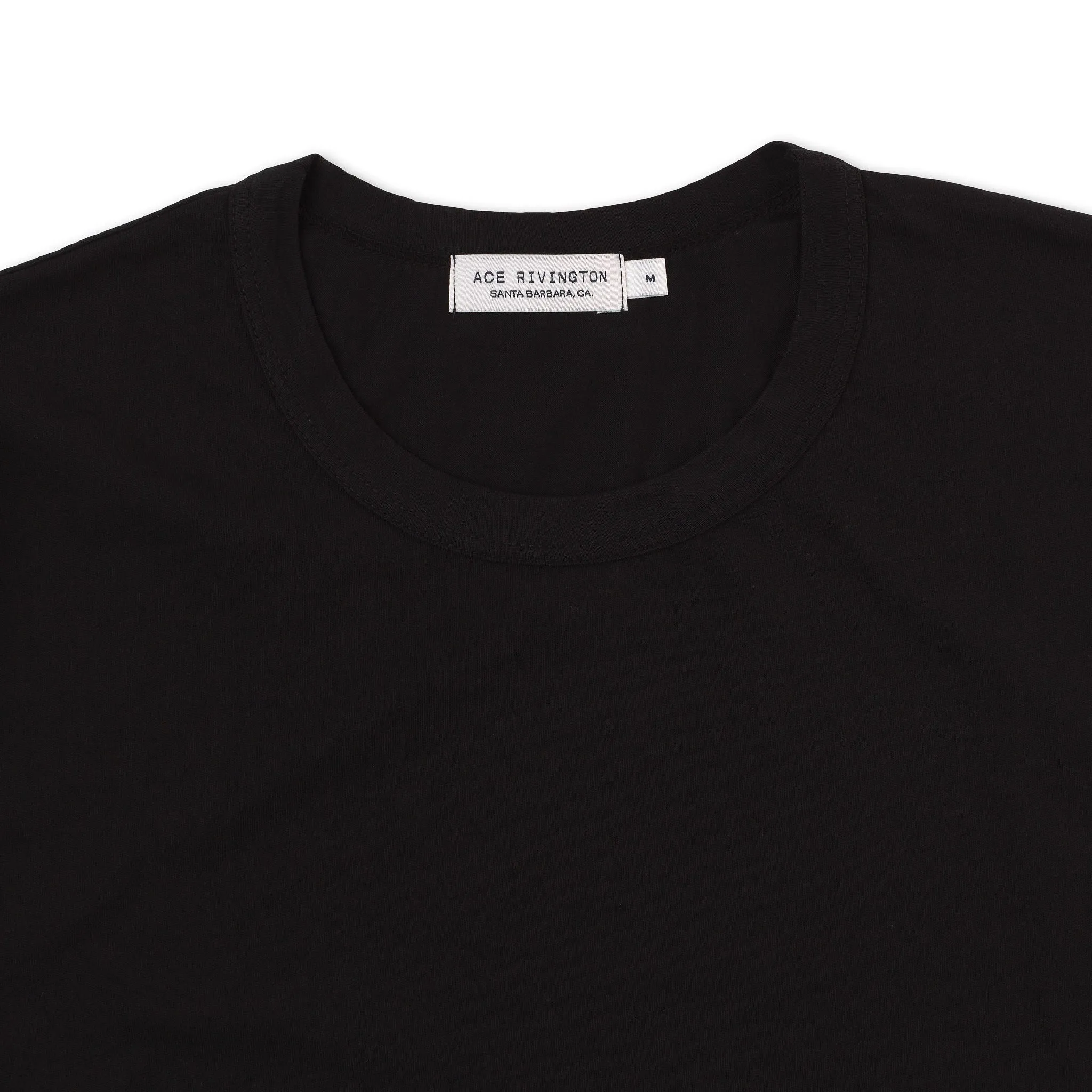 Super Soft "Supima" Cotton Tee - Black sold by Ace Rivington product image thumbnail 3