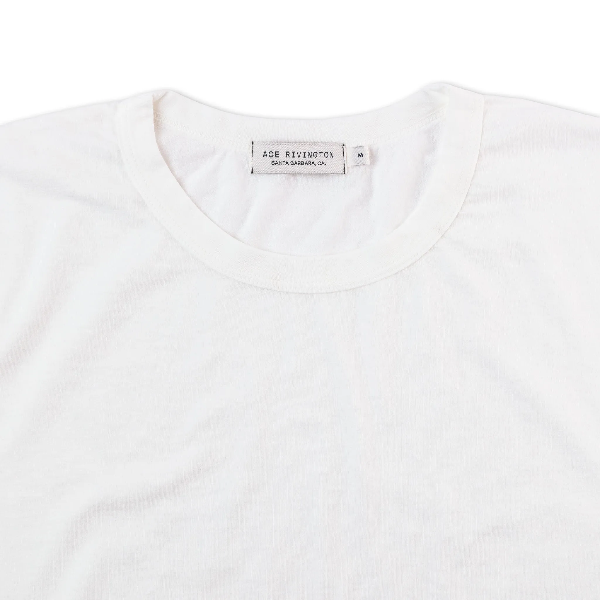 Super Soft "Supima" Cotton Tee - Chalk sold by Ace Rivington product image thumbnail 3