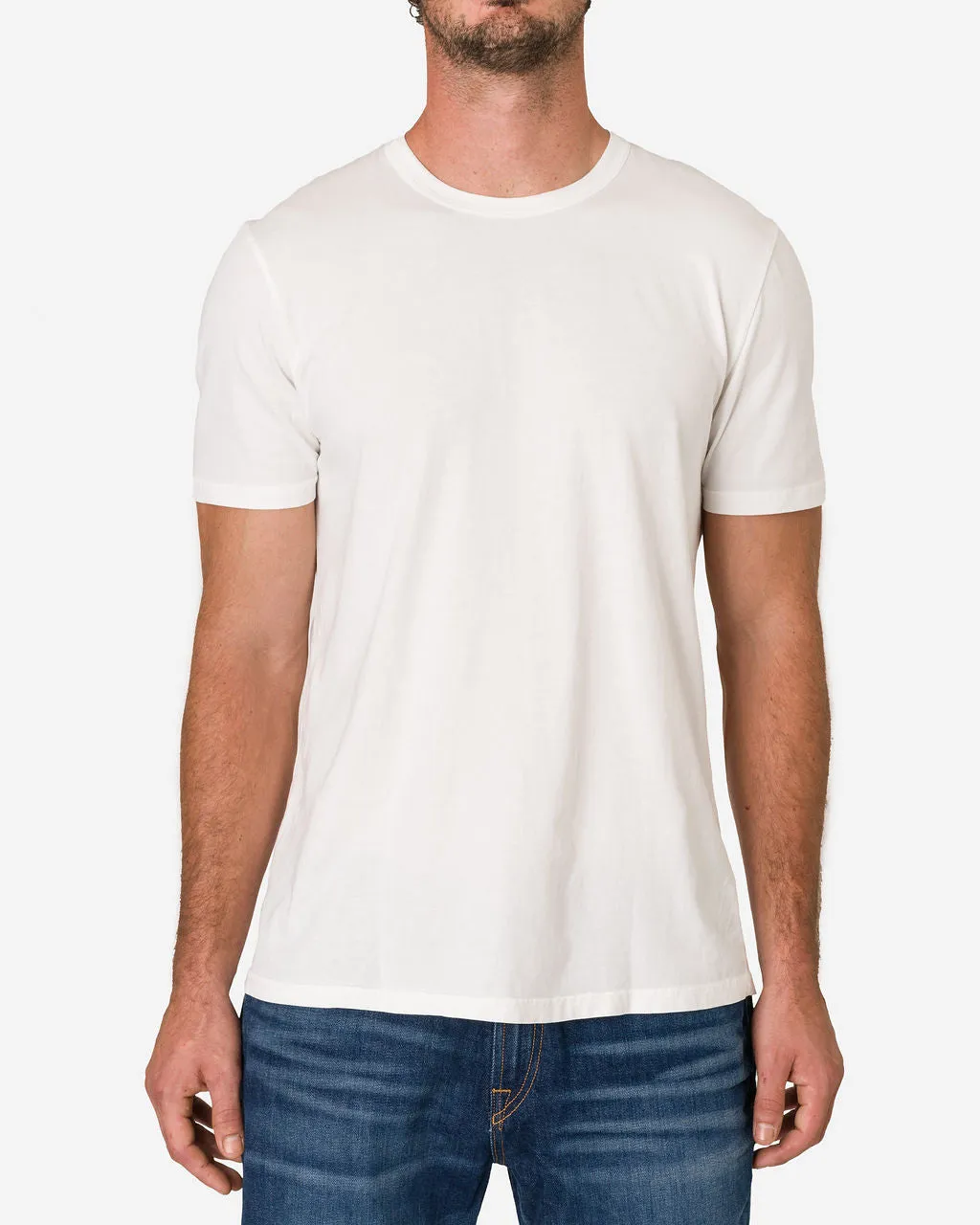 Super Soft "Supima" Cotton Tee - Chalk sold by Ace Rivington product image thumbnail 5