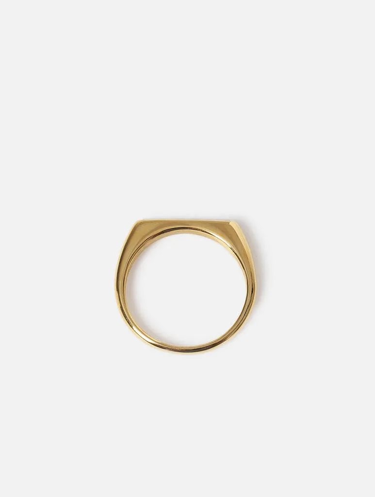 Freedom Gold Inlay Ring sold by Skinnydip London product image thumbnail 2