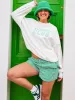 Sunday Club Oversized Sweatshirt in Ecru sold by Skinnydip London