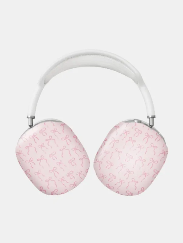 Pink Bows AirPods Max Case in Matte sold by Skinnydip London