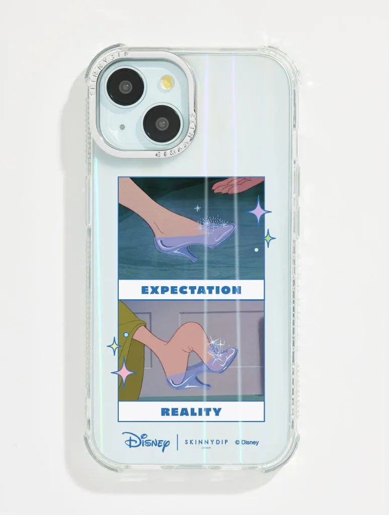 Disney Cinderella Expectation Reality Shock iPhone Case sold by Skinnydip London