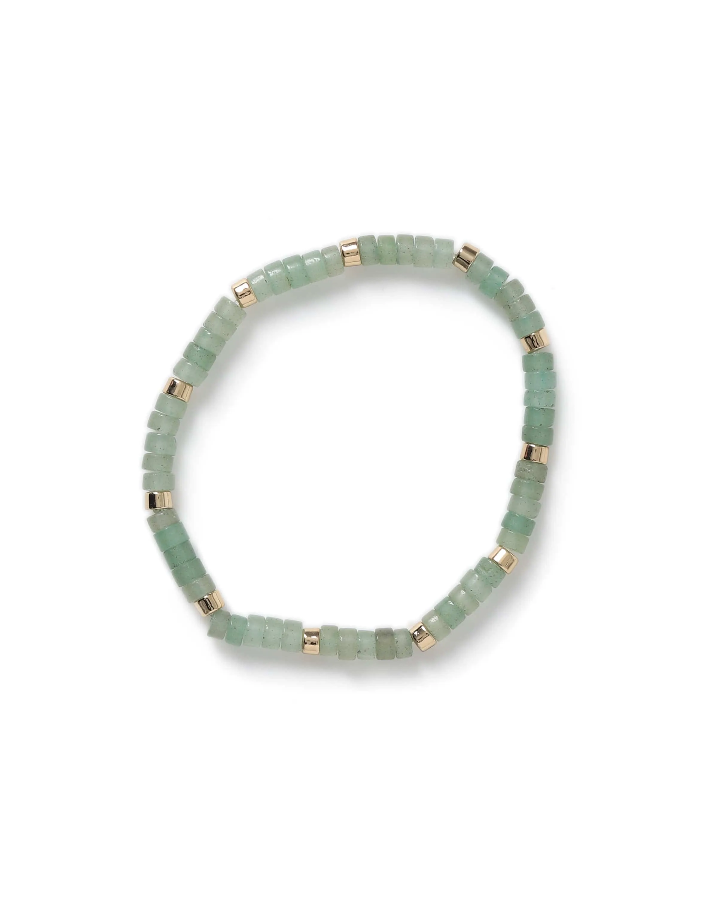 Liars & Lovers Green Bead Stretch Bracelet sold by Skinnydip London product image thumbnail 3