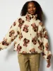 Teddy Bear Borg Fleece Jacket sold by Skinnydip London