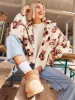 Teddy Bear Borg Fleece Jacket sold by Skinnydip London