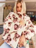 Teddy Bear Borg Fleece Jacket sold by Skinnydip London