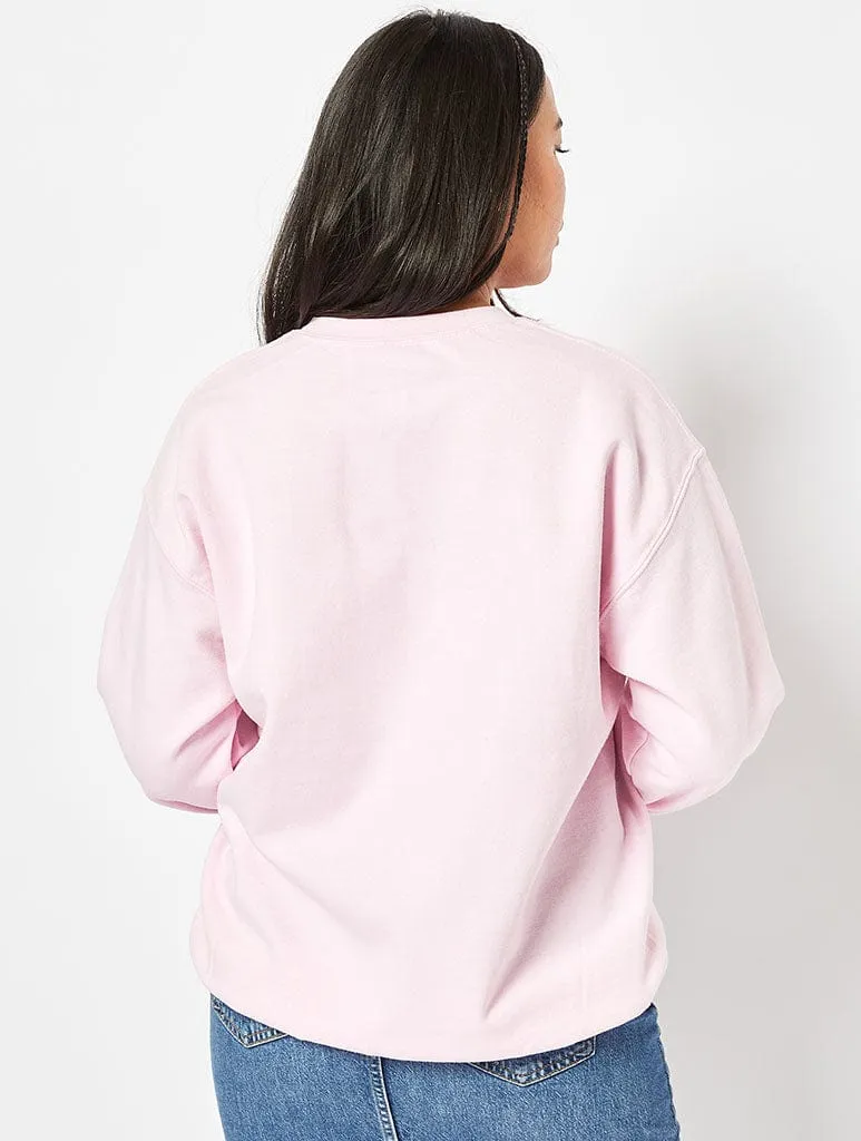 Dressing For The Girls Sweatshirt In Pink sold by Skinnydip London product image thumbnail 2