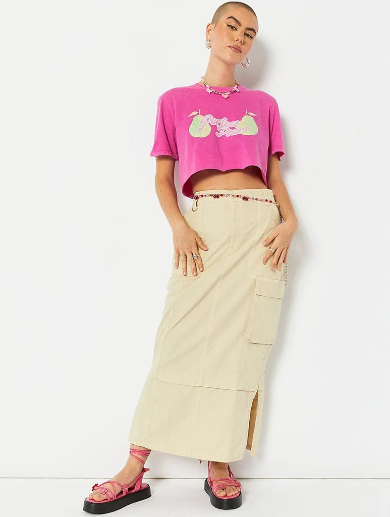 Perfect Pears Pink Crop Top sold by Skinnydip London product image thumbnail 2