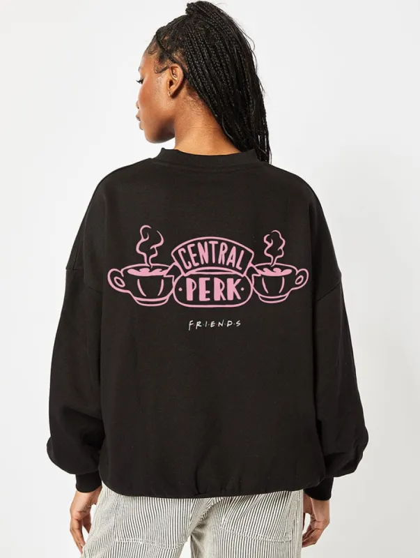 Friends x Skinnydip Central Perk Sweatshirt In Black sold by Skinnydip London