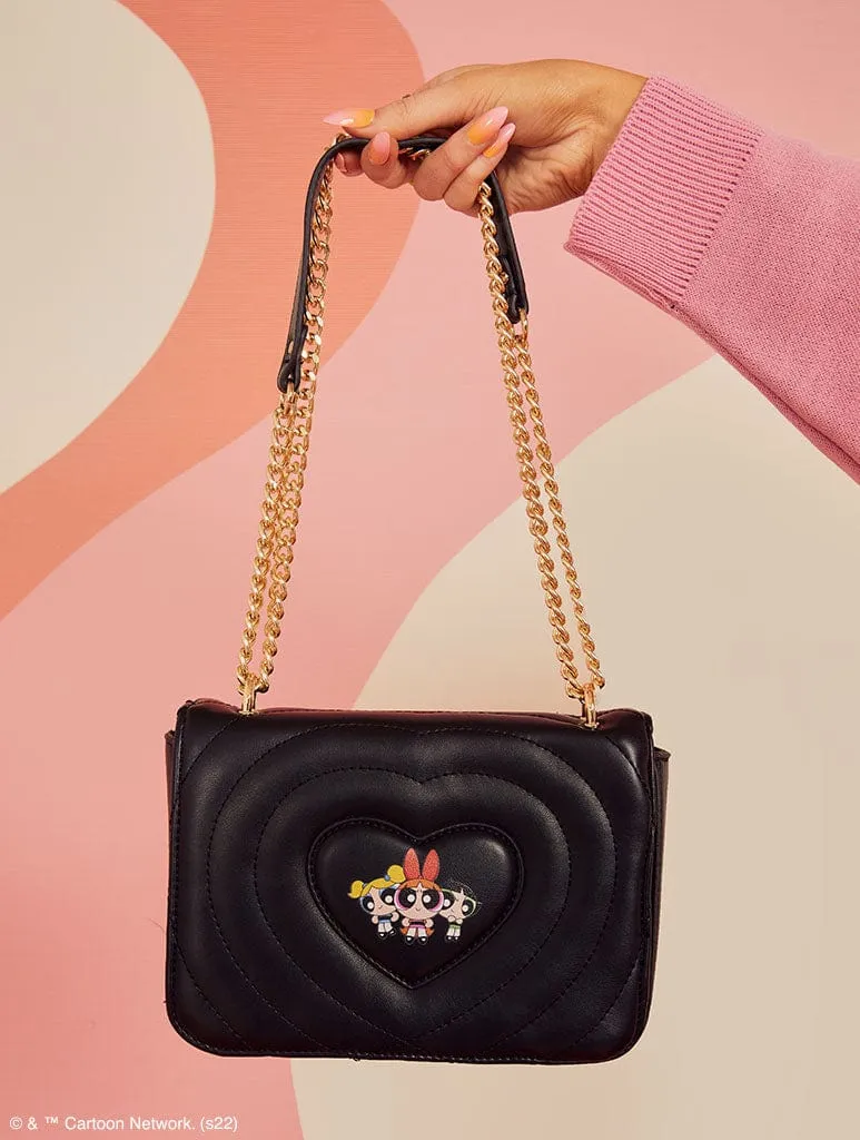 I Heart Powerpuff Girls Cross Body Bag sold by Skinnydip London