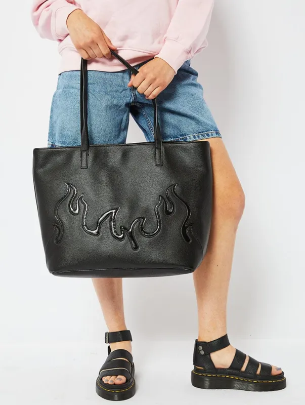 Lola Flame Shopper Bag sold by Skinnydip London