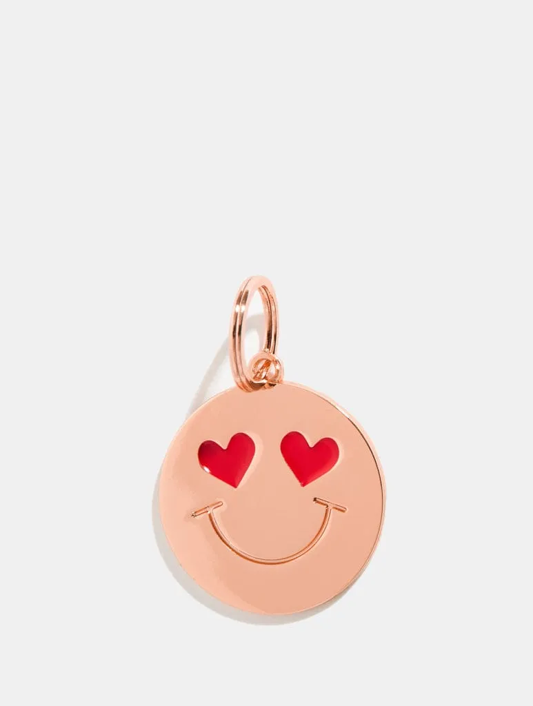 Boop London Smiley Heart Eye Rose Gold Tag sold by Skinnydip London