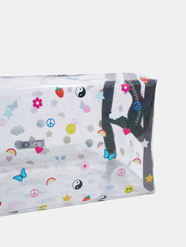 Ditsy Icon Makeup Bag sold by Skinnydip London product image thumbnail 2