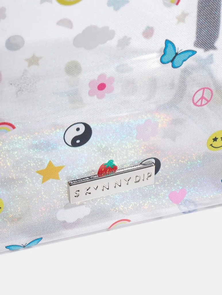 Ditsy Icon Makeup Bag sold by Skinnydip London product image thumbnail 3