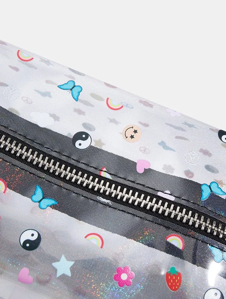 Ditsy Icon Makeup Bag sold by Skinnydip London product image thumbnail 4