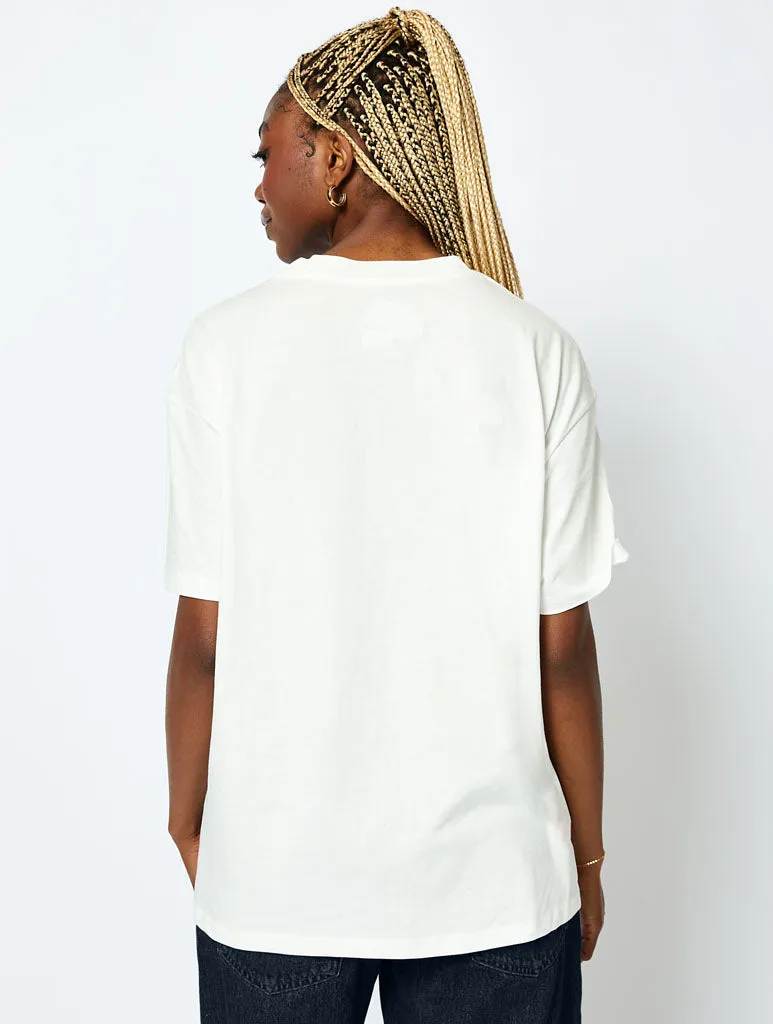 Chicken Wine T-Shirt In Ecru sold by Skinnydip London product image thumbnail 2