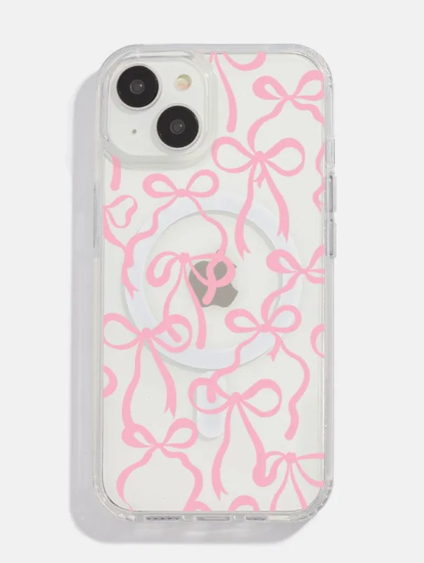 Pink Bows MagSafe iPhone Case sold by Skinnydip London