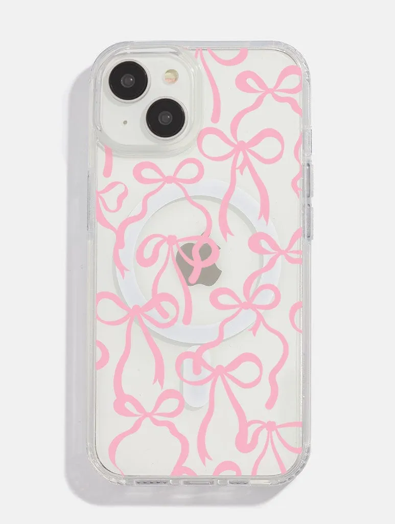 Pink Bows MagSafe iPhone Case sold by Skinnydip London