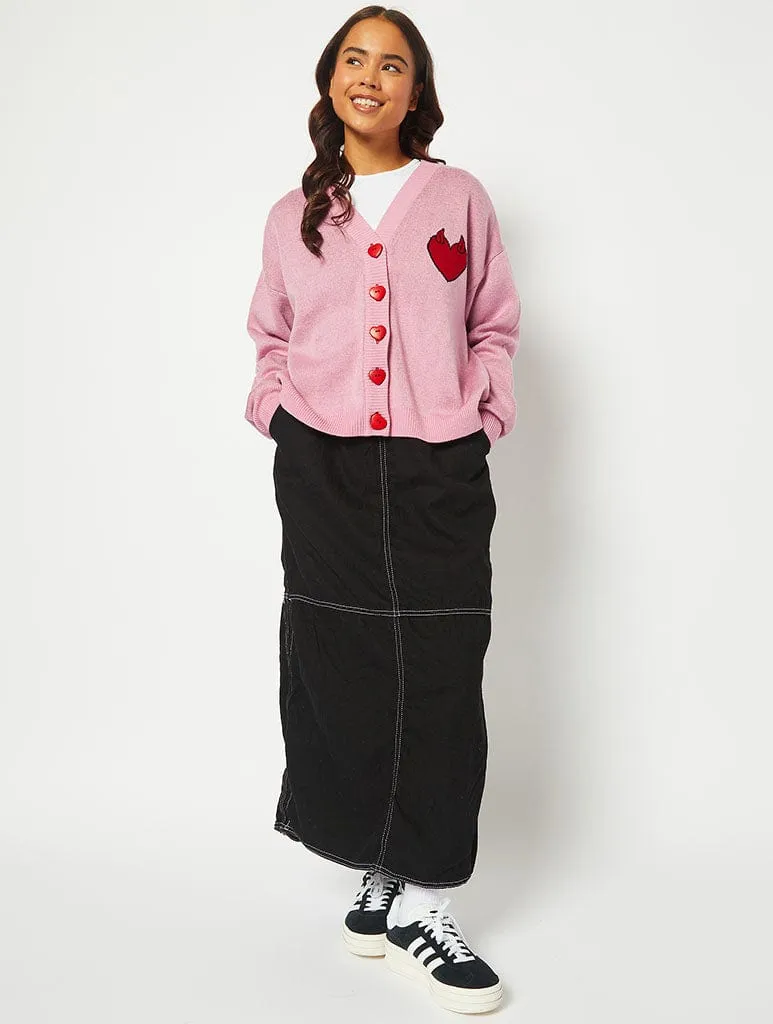 Romance Is Dead Knitted Cardigan sold by Skinnydip London product image thumbnail 5